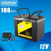 캠핑용배터리 캠핑파워뱅크 전지 인산염 팩 리튬 태양 충전식 도구 배터리 철, 01=12.8V100Ah