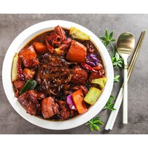 청담찜닭 4종 찜닭 간장 빨간 로제 크림카레 순살찜닭 700g, 빨간찜닭