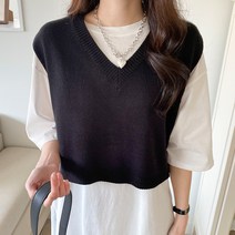 아모르데이 여성용 베이직브이크롭 8439