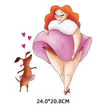 RongMarilyn Monroe 의류 아플리케에 대한 철제 전송 T 셔츠에 한 소녀 보그 써모 스티커 의류 T 용 맞춤 패치, 1748, X0105
