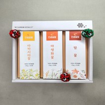 단샘꿀벌농장 아카시아꿀 야생화꿀 밤꿀 천연벌꿀스틱 선물세트, 15g 30개입, 아카시아꿀 야생화꿀 밤꿀 3종세트
