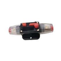 12v - 48v 자동차 트럭 회로 차단기 자가 복구 20a 30a 40a 50a 60a 80a 100a 125a 150a 자동 오디오 퓨즈 홀더 전원 보험