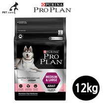 프로플랜 미디엄라지 센스티브 스킨.코트 어덜트 12kg (84779), 본상품선택, 12000g, 단일 수량
