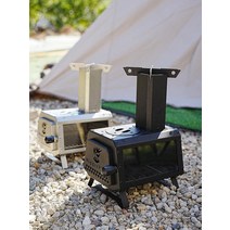 화목 난로 캠핑 나무 난방 장작 난로 야외 장작 보일러, 단일사이즈, RS-009A+수납가방
