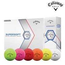 캘러웨이 2023 슈퍼 소프트 골프볼 2PCS, 핑크(무광), 12개, 1개