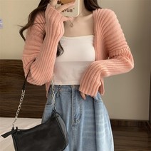 볼레로 니트 가디건 카디건