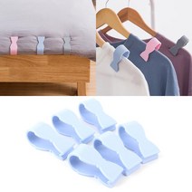 리본 시트 이불 커텐 고정 클립 집게 6p 이불솜고정 숙박시설 이불홀더, 1개, 블루