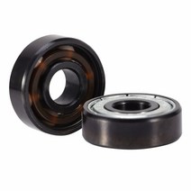 608 세라믹 베어링 BSB 8x22x7mm 행 ABEC-11 6 화이트 ZrO2 공 스케이트 인라인 롤러 바퀴, [01] Black 1 Pc