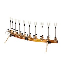 바낙스 민물받침거치틀 골드 라운드 8단, 8단_BP2172GOL_8