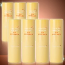 더마쉐어 콜라겐 모이스처 촉촉한 보습 선 멀티밤 수분 자외선차단 주름 미백 광채 링클 선스틱 멀티밤 SPF50+ PA++++, 11g, 7개