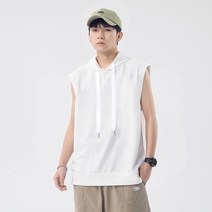 Sevenmoon 남자 후드티 쿨론티 깔끔한