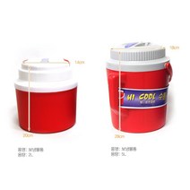 소풍 피크닉 캠핑 낚시 냉수 온수 물통 보냉수통추천, 2리터-하이쿨수통