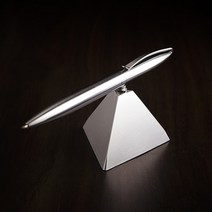 피라미드 실버 거치 볼펜/고급펜 자석볼펜 사무용볼펜, 없음