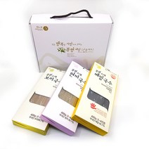 순 곡물 100% 국수 선물세트 (메밀/보리/현미 100%국수)