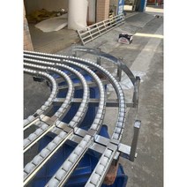 상하차 언로딩 슬라이드웨이 롤링트랙 컨베이어 화물, 30cm너비 바퀴3열섹션2m