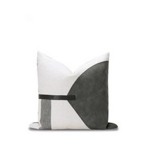 쿠션 커버 모던 화이트 그레이 블랙 패치 워크 45x45cm 장식 던져 베개 침실 소파 홈