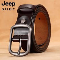 JEEPSPIRIT 정품 남성용 가죽 자동 버클 벨트 OM18CD996BT0347