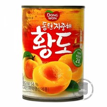 푸드올마켓_ 동원 지중해황도 410g /2절