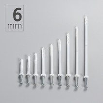 콘크리트 칼브럭 6*5* 37mm 44mm 55mm 70mm 75mm 95mm 110mm 칼블럭 피스, 6*95mm(100개), 1개
