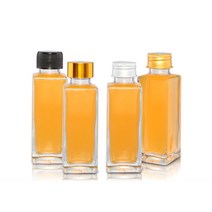 유리병 (사각)하바리움 100 스크류 (K), 1개, 스탬빙마개_골드