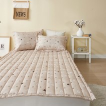 후드베어 사계절 세미마이크로 침대패드 SS슈퍼싱글, 그레이