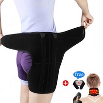 고관절보호대 허리 사타구니 천골 스트레인 관절염 남여, 검은색, m - 허리 최대 80cm