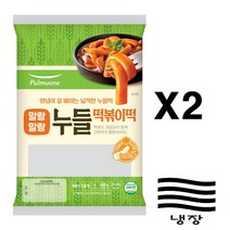 [풀무원] 누들떡볶이떡 500g(4인분)X2개, 2개, 500g