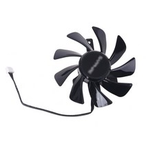냉각팬T129215SU RX 570 470D GPU 쿨러 비디오 카드 팬 (사파이어 Radeon ITX 그래픽 냉각 시스템 교체 용), 1개, 한개옵션0, 단일