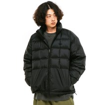 바이닉 와플 덕 다운 숏 패딩 [블랙]