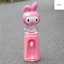 귀여운 캐릭터 물통 탁상용정수기 키티 도라에몽 마이멜로디 텀블러 사무실 책상 미니, 2000ml, 옵션4