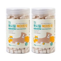 펫시밀 강아지 고양이 동결건조 간식 중용량 북어 연어 치킨 1개, 북어트릿 75g 2개