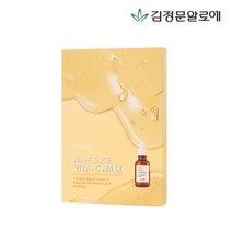 김정문알로에 [김정문알로에] 큐어 알로에 슬라이스 비타 마스크팩 (5매)