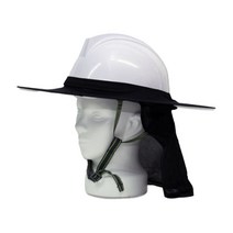 안전모 그늘이 햇빛가리개 그늘막 그늘모자, 검정색, 1개