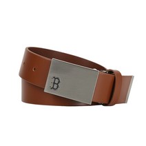 [MLB] 골프벨트 Boston Red Sox Solid Leather Golf Belt (Tan) / BL185UGEBL007