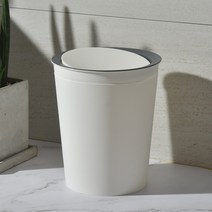 [디자인룸즈] 원형 스윙 휴지통 5.5L, 상세 설명 참조