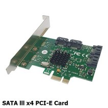 MDF2131 SATA3x4 PCI-e 카드 SATA포트 추가 (사타포트추가/사타pci카드/sata포트카드/메인보드사타포트추가)