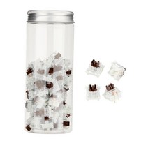 3Pin 기계식 키보드 스위치 가볍고 튼튼한 키보드 액세서리, 방진 브라운 70, 싱글 15x15x17mm, ABS 플라스틱