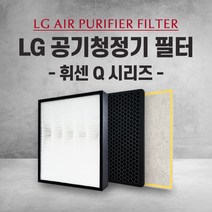 엘지 공기청정기 LA-N159DWR 필터 Q 시리즈 국내산 H13, 1개, 002.헤파 탈취 세트(고급형)