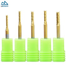 3.175mm 텅스텐 카바이드 PCB 밀링 커터 티타늄 코팅 엔드밀 CNC 라우터 조각 비트 회로 기판용 1 개, [19] 3.175x3x12, [01] 1PCS