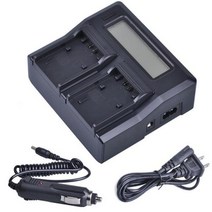 소니 HDR-XR100E HDR-XR105E HDR-XR106E HDR-XR150E HDR-XR155E HDR-XR160E 핸디캠 캠코더 용 배터리 충전기, 1xDual Quick Charger