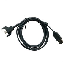 내구성 PVC USB 충전 케이블 1 피스 마우스 케이블 와이어 G900 G903 G703 G Pro Wireless Gaming Mouse Cable 용 호환 가능, 검은색