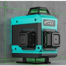 레이저레벨기 레벨기 삼각대 거치대 레이저 고정밀, 그린라이트 8선 베어 메탈