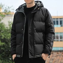 최신 겨울 남성 후드 두꺼운 짧은 코튼 코트 남성 캐주얼 한국어 버전 야외 방풍 따뜻한 코튼 코트