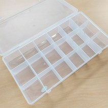 비즈케이스 18구 비즈재료보관 큐빅 알약 파츠정리함 큐빅케이스-72394EA, CC  본상품선택