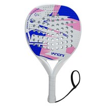 Padel 라켓 탄소 섬유 표면 EVA 메모리 플렉스 폼 코어 패드 테니스 경량 (레드 2개) 450103, white