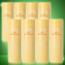 더마쉐어 콜라겐 모이스처 촉촉한 보습 선 멀티밤 수분 자외선차단 주름 미백 광채 링클 선스틱 멀티밤 SPF50+ PA++++, 11g, 8개