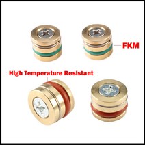 플로팅 조인트6mm 10mm OD 빨간색 녹색 불소 FKM 링 씰 플라스틱 몰드 워터 러너 나사없는 스톱 콕 엔드 캡, 02 green_05 4 Pieces 6mm OD