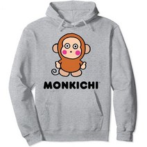 산리오 후드티 Monkichi 캐릭터 앞뒤 풀오버 후디 130595