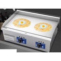 업소용 전기 가스 철판 그릴 팬 그리들 배달 창업, 전기싱글컨트롤 3000W 818 전기철판