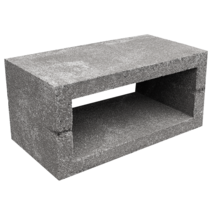 [1장][직사각형]디자인 블럭 칼라 [티파니스톤랜드] 담장 보수 벽돌 콘크리트 인테리어 가정용 조경 원예 가드닝 화단, [1장][직사각형] 그레이